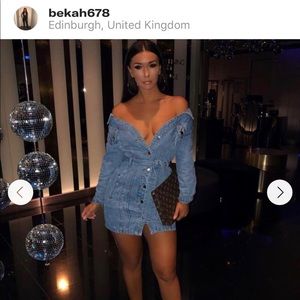 Boohoo Denim Dress